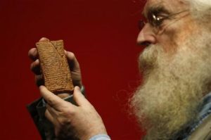 Dr Irving Finkel With His Version of The Noah Story